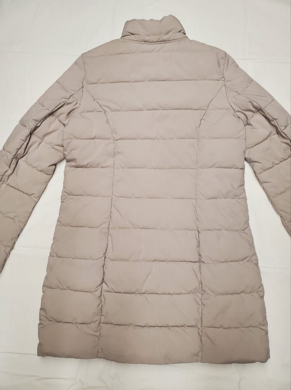 Laundry by Shelli Segal Women's M Taupe Puffer Coat Zip Pockets Vietnam - Picture 9 of 9